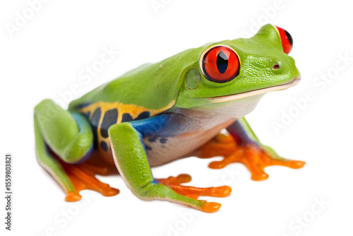 Wallpaper Mural Vibrant Red-Eyed Tree Frog Close-up Photography of Amphibian Torontodigital.ca