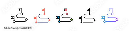 Step multiple icon