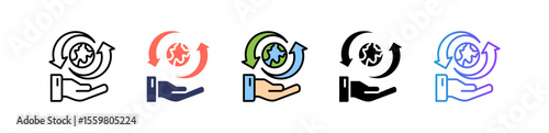 Globalization multiple icon