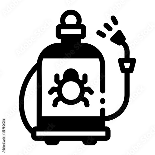  Fertilizing, soil, manure, bag, sack, cultivated, chore, household, tidying, cleaning, glyph, filled, linear, vector, icon
A glyph style icon showing pesticide spray
