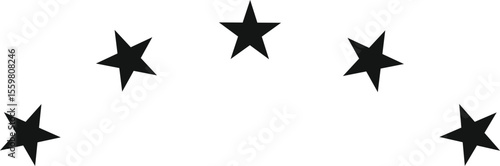 stars on white background