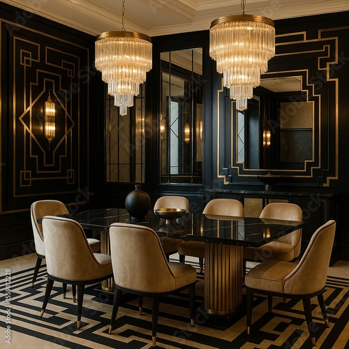 Art Deco Dining Room