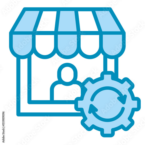 External Vendor  Icon Element For Design
