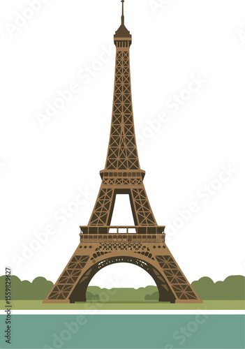 Eiffel Reverie in Rusted Elegance