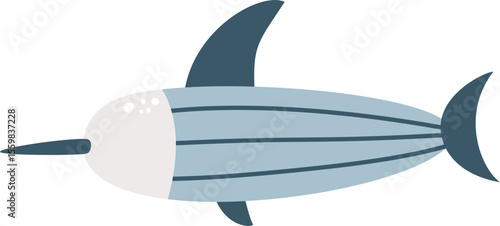 Cute fish vector illustration