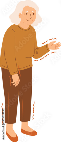 Elderly Woman with Numbness

