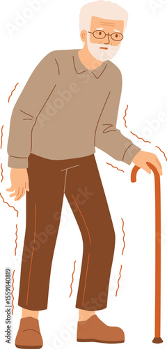 Elderly Man with Numbness

