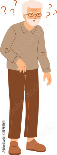 Confused Elderly Man


