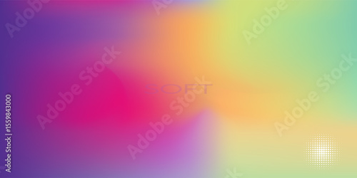 Grainy soft wave gradient, blur, edgy, violet, rainbow, simple and clean