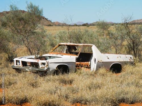 old abandoned car