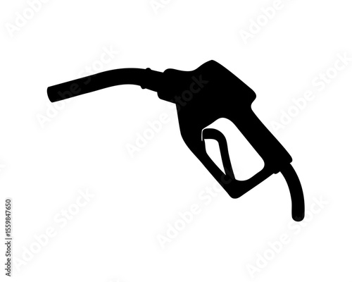 Gas pump nozzle icon vector, Fuel nozzle icon
