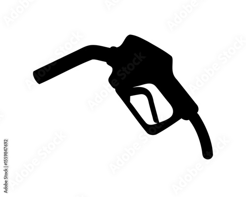 Gas pump nozzle icon vector, Fuel nozzle icon
