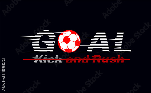soccer training camp Logo Design. Sport Vector Illustration.