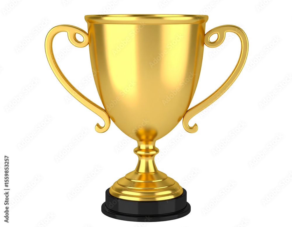 Trophy cup, isolatedtransparent background. Trophy cup, isolatedtransparent background.