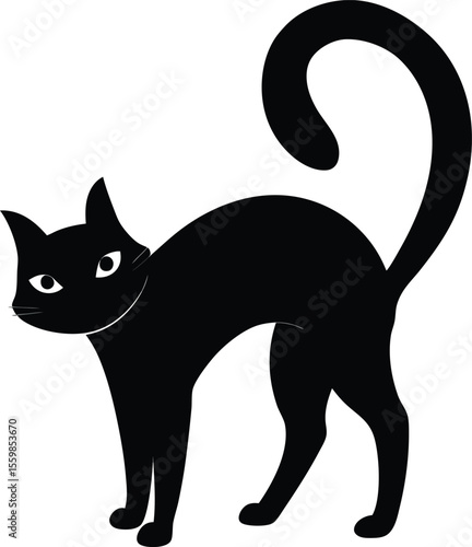 black cat silhouette