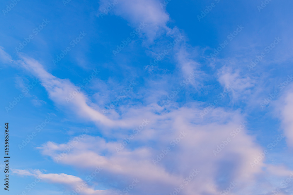 Obraz premium 青空と靡く雲