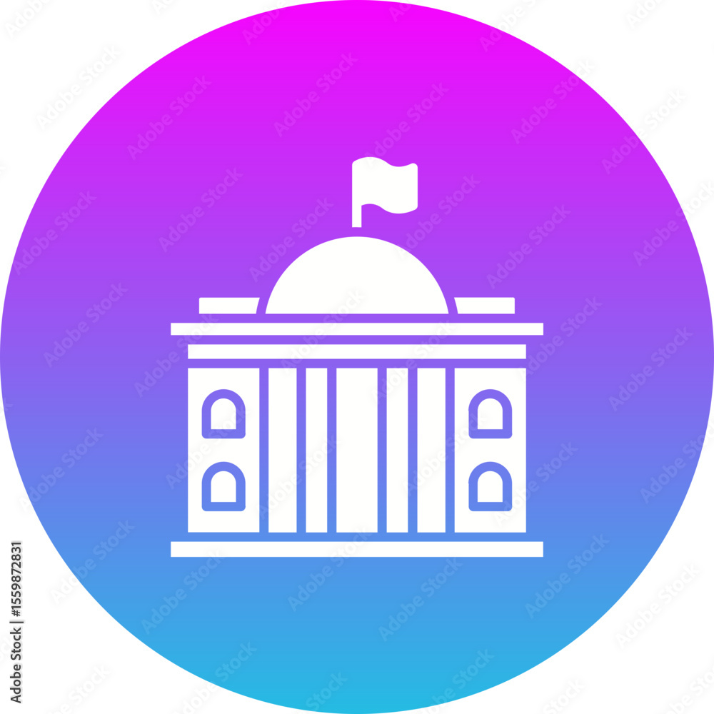 Naklejka premium Government Icon