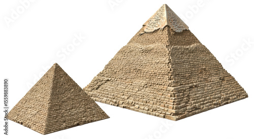Isolated Egyptian Pyramids