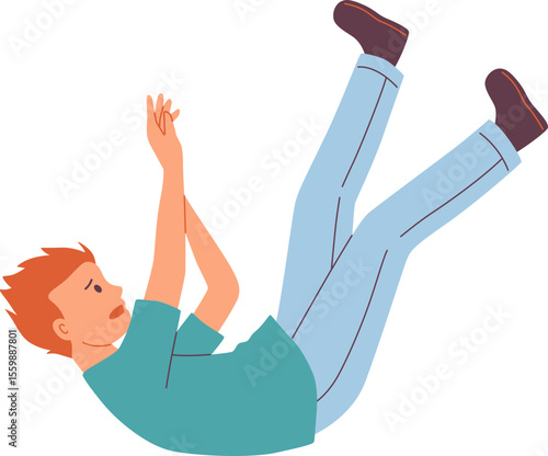 Person Falling Down