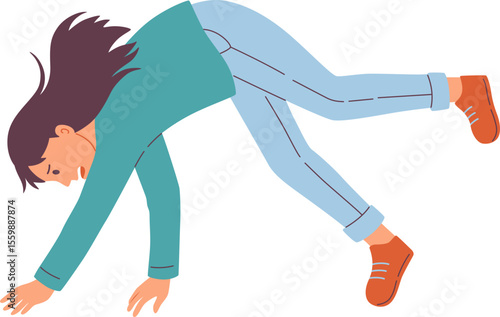 Person Falling Down