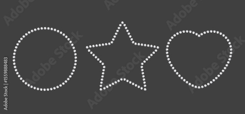 Jewel Rhinestone Frame Element