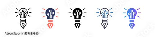 Innovation multiple icon