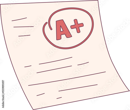 Assigment Paper illustration, perfect for design graphic needs