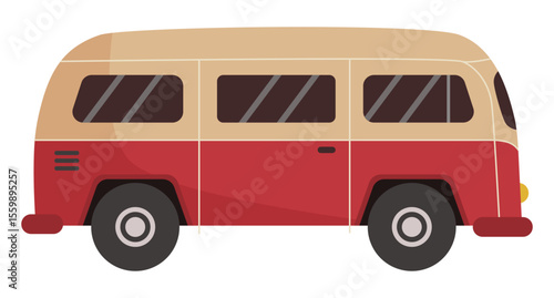Retro Vintage Car Transportation Vector Illustration