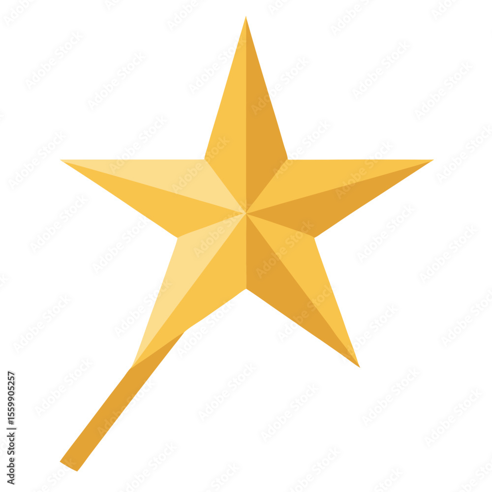 Obraz premium Twinkle Star icon of fire, thunder, and stars in pastel hand-drawn vector format.