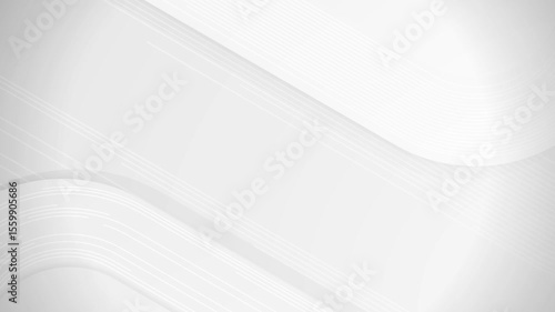 abstract white background futuristic style line shape animation video