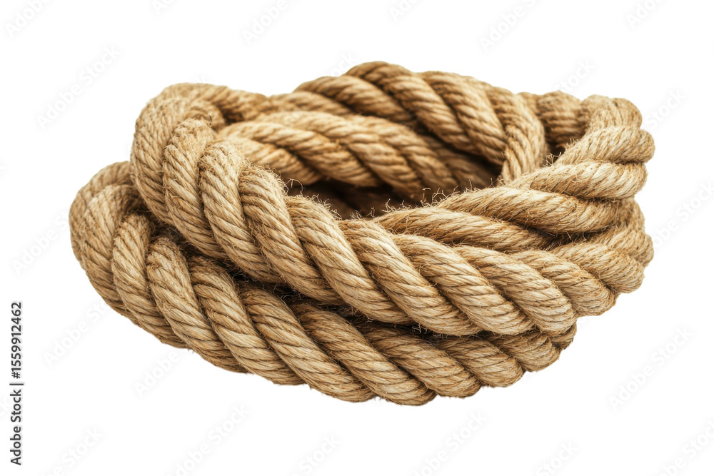 Twisted Jute Rope Strong Connection Nautical Theme Rustic Style Natural Fiber Bound Object Detail Twisted Jute Rope Strong Connection Nautical Theme Rustic Style Natural Fiber Bound Object Detail