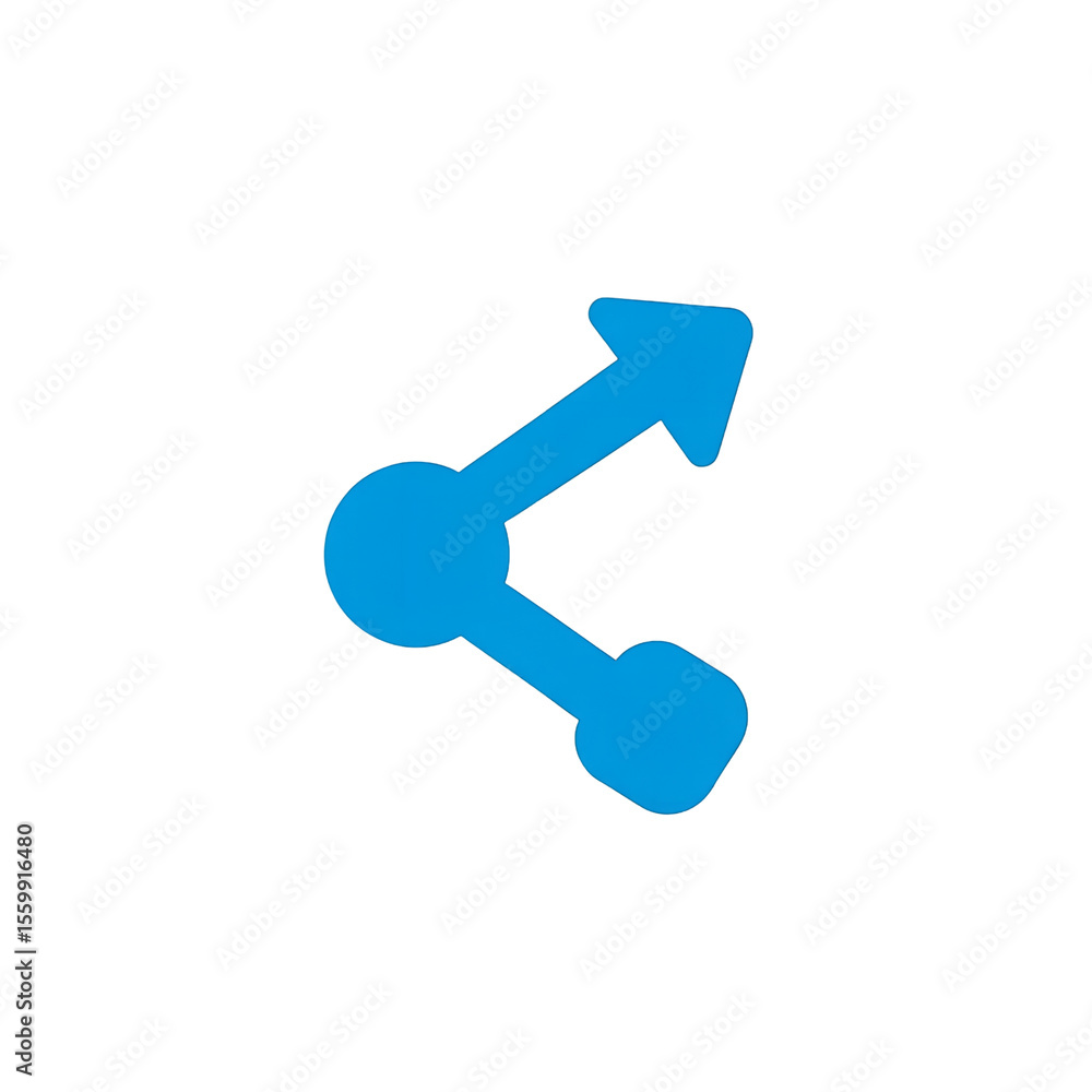Blue share icon on a white background represents connectivity and social media sharing features PNG file isolated on transparent background cut out, clipping path, social media.
Blue share icon on a white background represents connectivity and social media sharing features PNG file isolated on transparent background cut out, clipping path, social media.