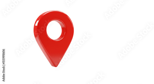 Red Location Icon: A vibrant red location icon, perfect for illustrating destinations, maps, or spatial information, stands out in the picture Free Download Red Location Icon: A vibrant red location icon, perfect for illustrating destinations, maps, or spatial information, stands out in the picture - GFXLoad