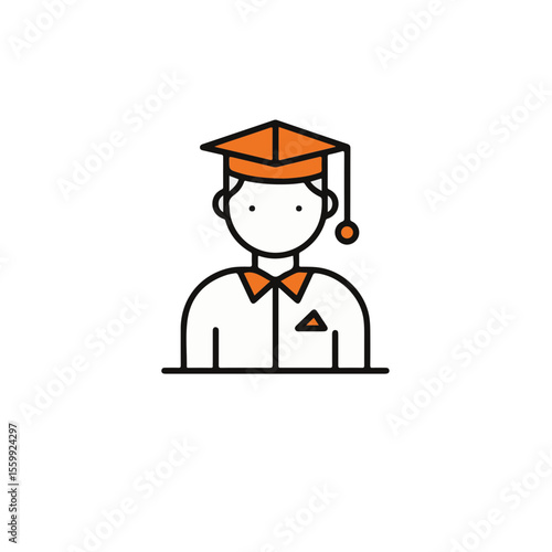 A Student in Graduation Cap