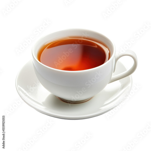 Wallpaper Mural Tea, Pouring black tea into glass cup on wooden table, isolated on transparent background Torontodigital.ca