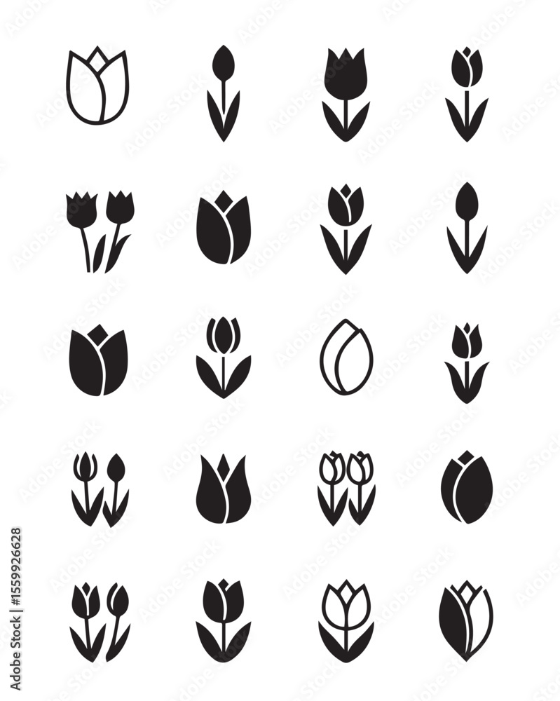 A vector set of nature-inspired shield icons with leaf, flower, and tree silhouettes in a seamless pattern design A vector set of nature-inspired shield icons with leaf, flower, and tree silhouettes in a seamless pattern design
