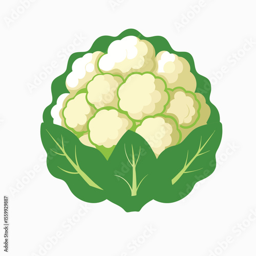 cauliflower with leaves