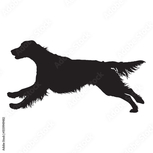 A stunning Irish Setter graphic, a high-quality digital asset for creations - Irish Setter silhouette - Irish Setter Vector - Silhouette of Irish Setter - dog silhouette

