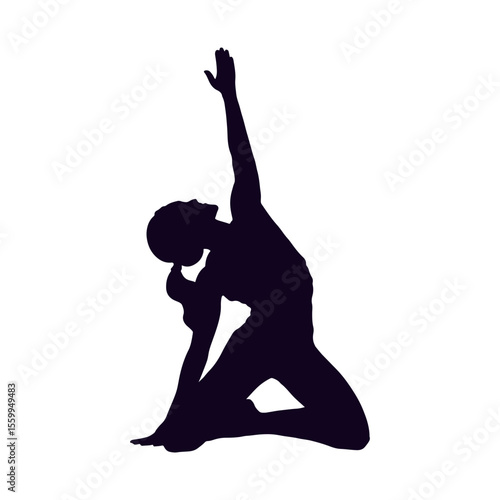 Yoga Poses Silhouette