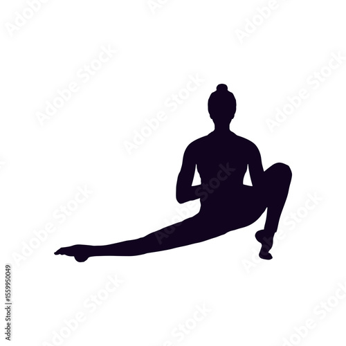 Yoga Poses Silhouette