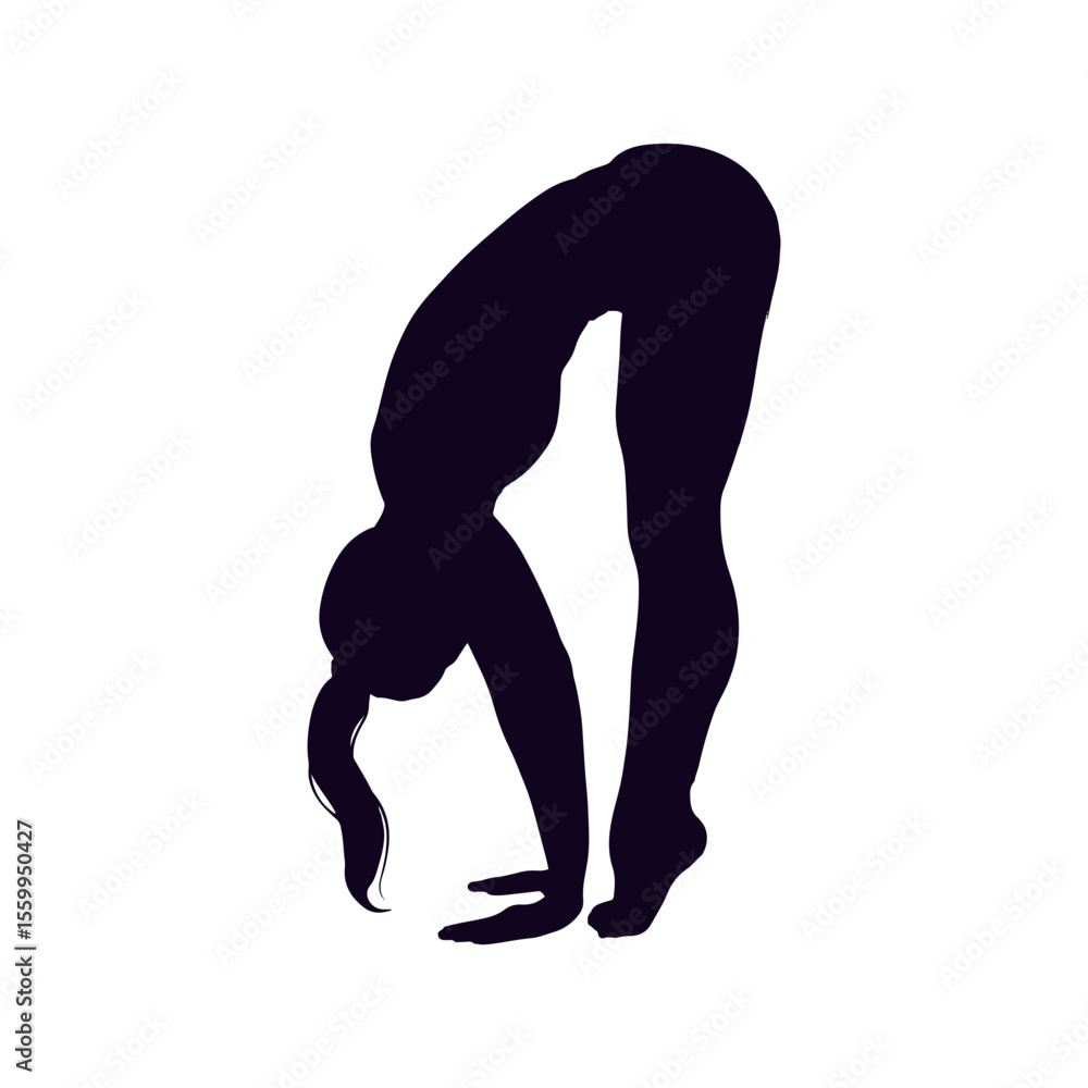 Fototapeta premium Yoga Poses Silhouette