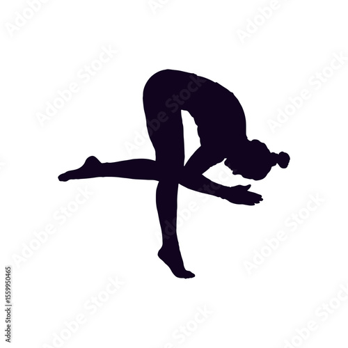 Yoga Poses Silhouette