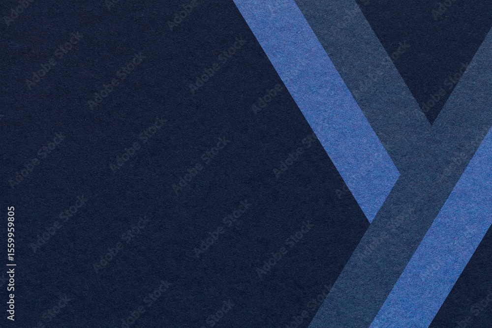 Dark blue, navy textured paper background template with geometric lines, copy space and graphic banner design Dark blue, navy textured paper background template with geometric lines, copy space and graphic banner design