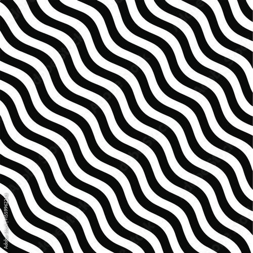 Wavelength Mirage – Optical Harmony in Curved Monochrome