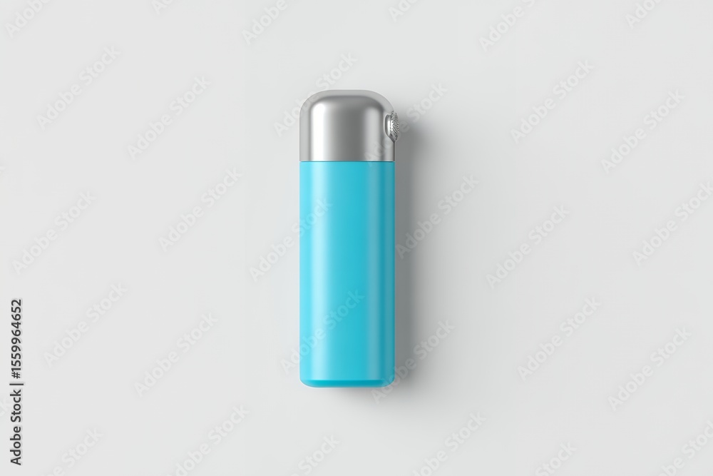 Inhaler Device in a Minimalistic Setting on a White Surface Inhaler Device in a Minimalistic Setting on a White Surface