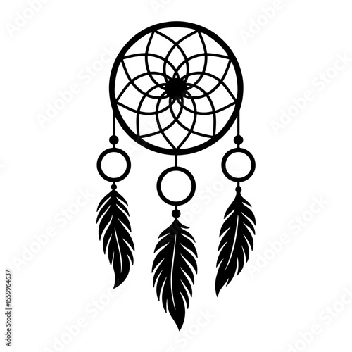 vector illustration of a tribal tattoo