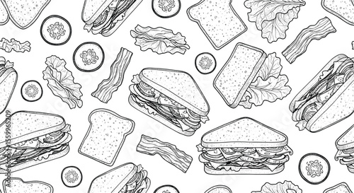 Illustration of Microscopic Mineral Grain Study and Identification for Geological Research Purposes
