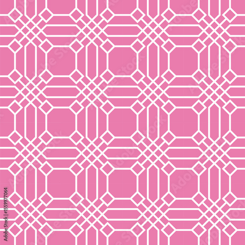 Summer Geometric Graphic Seamless Pattern. Bright Color. Tiles Background. Vector Template For Fabric, Textile, Wallpaper, Wrapping Paper