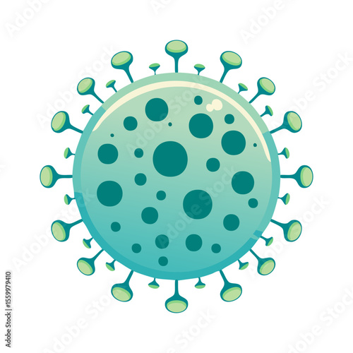Viruses, germs and bacteria, microorganism types. Illness or disease microscopic cells and infection, microbes and antibodies. Dangerous pathogen, microbiology. Realistic 3d vector illustration
