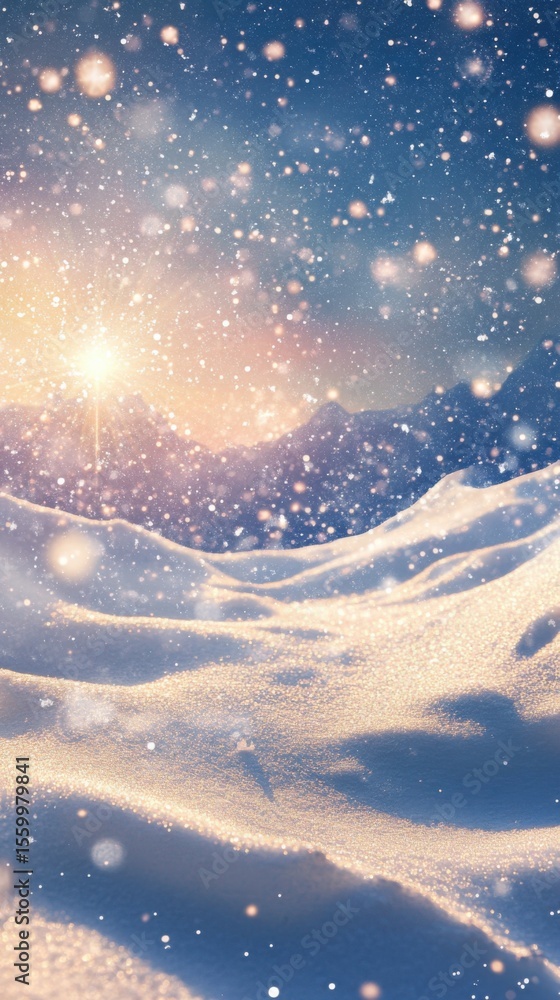 Fototapeta premium Winter Wonderland Sunrise